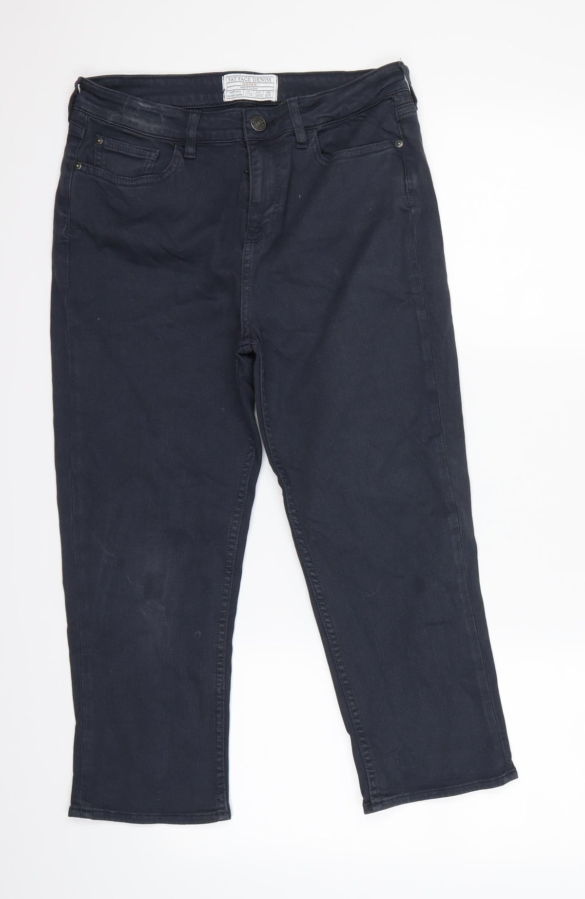 Additional front view of FatFace boys’ grey skinny jeans, size 10, years