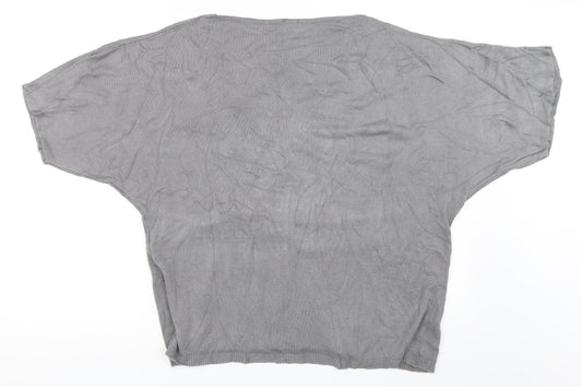 Chic & Pop Womens Grey   Pullover Jumper Size XL