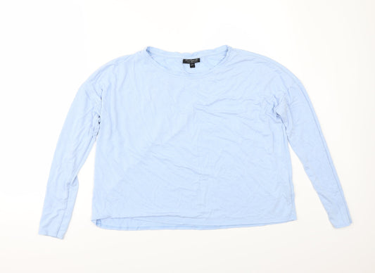 Topshop Womens Blue   Basic T-Shirt Size 10