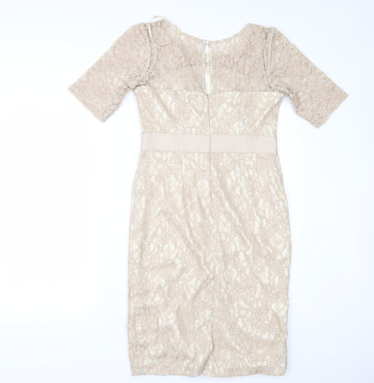 M&Co Womens Ivory   Ball Gown  Size 10