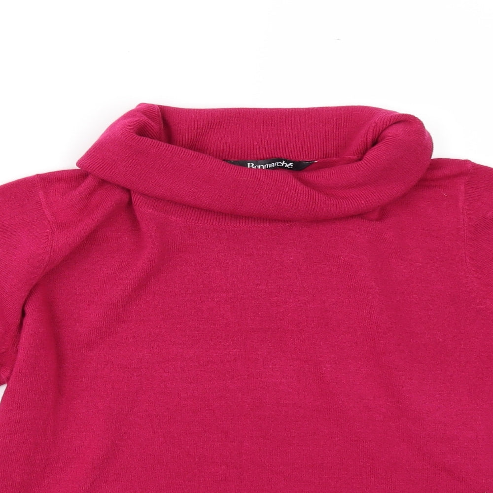 M&Co Womens Pink   Pullover Jumper Size 10