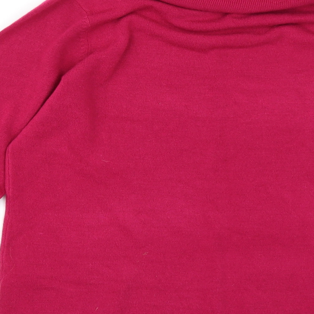 M&Co Womens Pink   Pullover Jumper Size 10