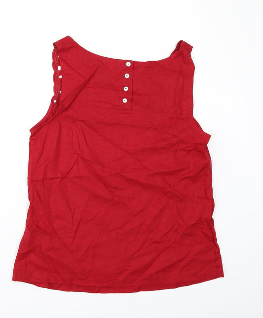 Marks and Spencer Womens Red   Camisole Tank Size 8