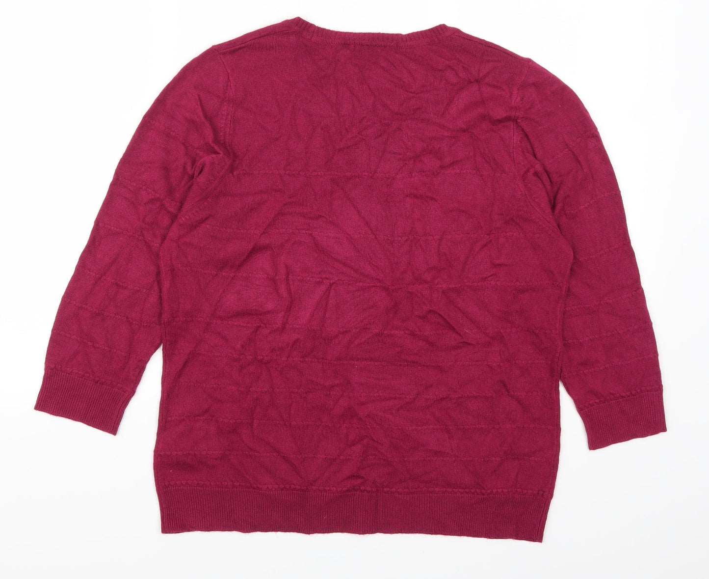 Marks and Spencer Womens Pink   Pullover Jumper Size 14
