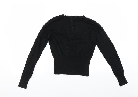 VERO MODA Womens Black   Pullover Jumper Size S
