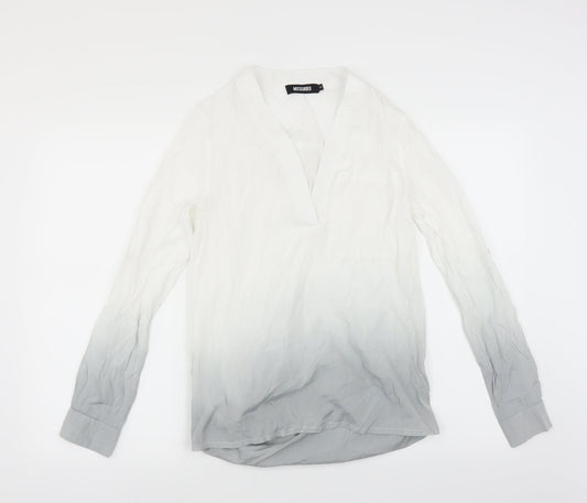 Missguided Womens Grey   Basic Blouse Size 6