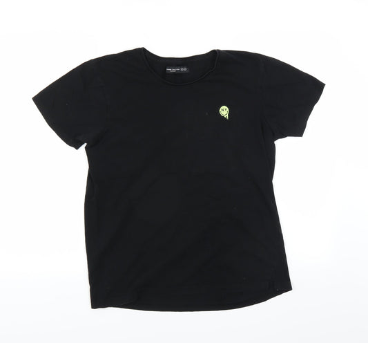 Premium Collection Womens Black   Basic T-Shirt Size M