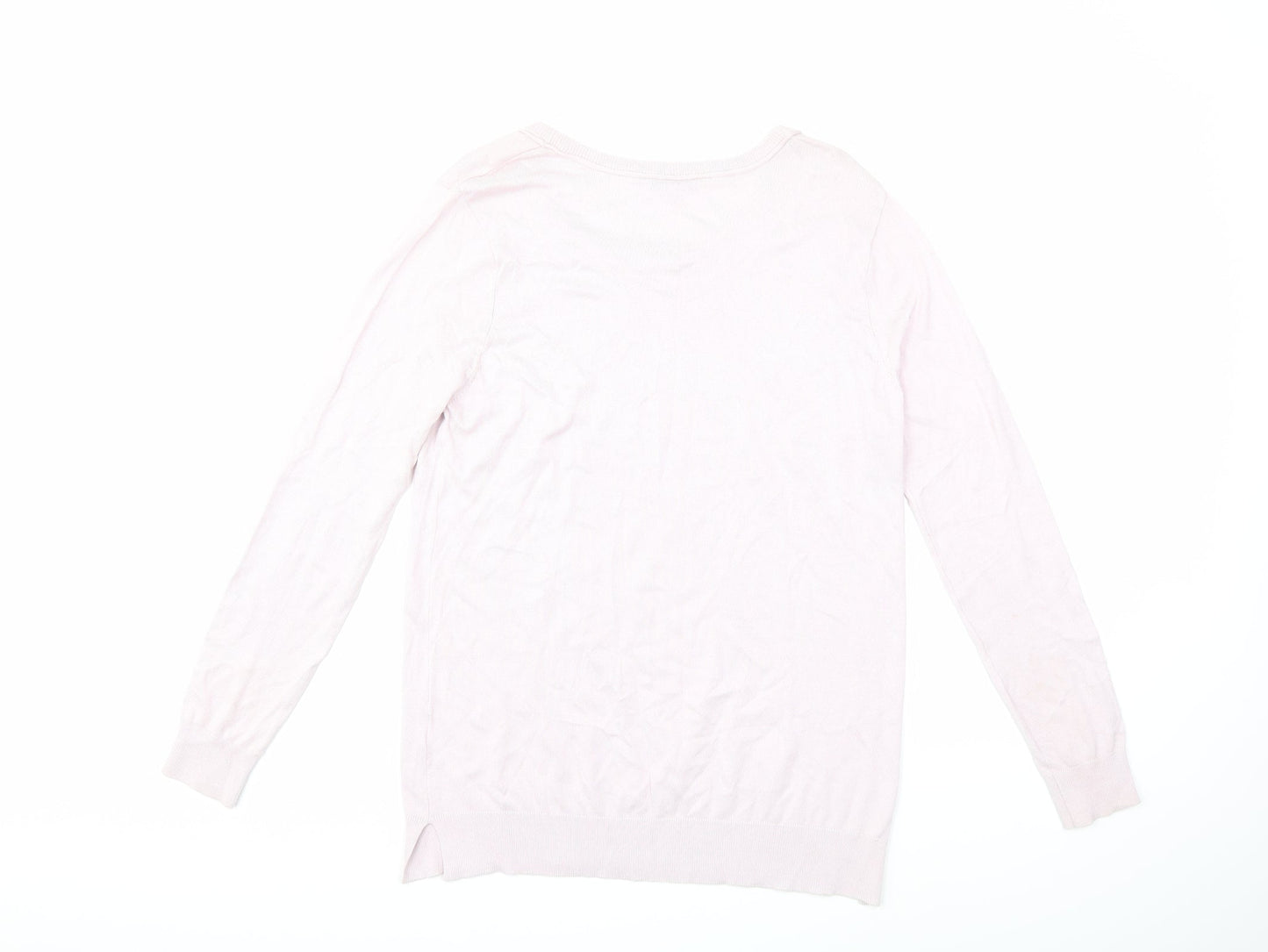 peacock Womens Purple  Knit Pullover Jumper Size 16