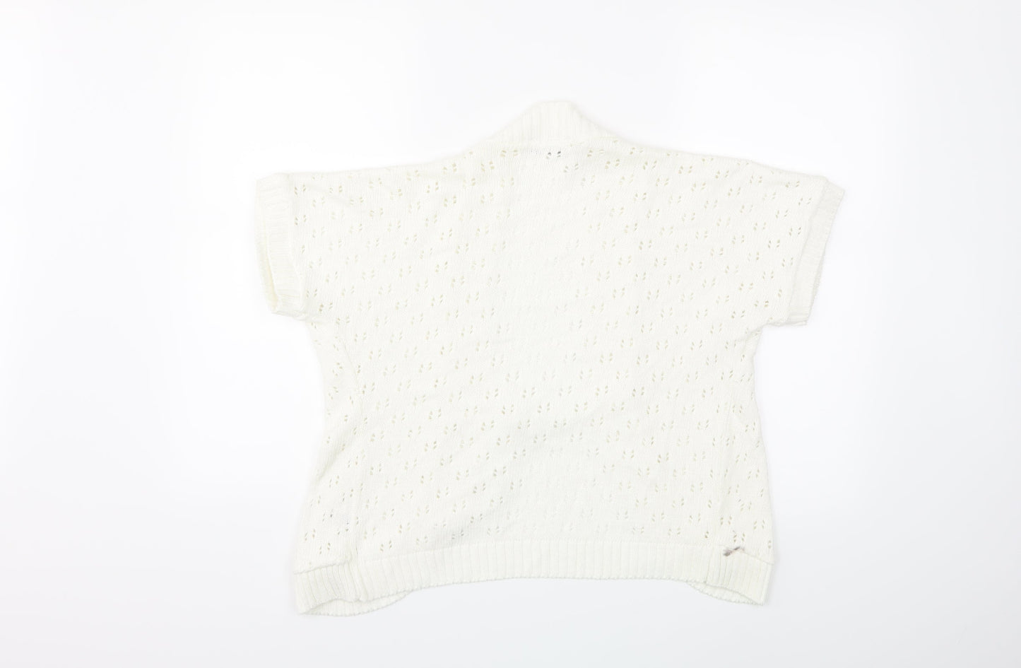 Pyari Womens White   Cardigan Jumper Size S