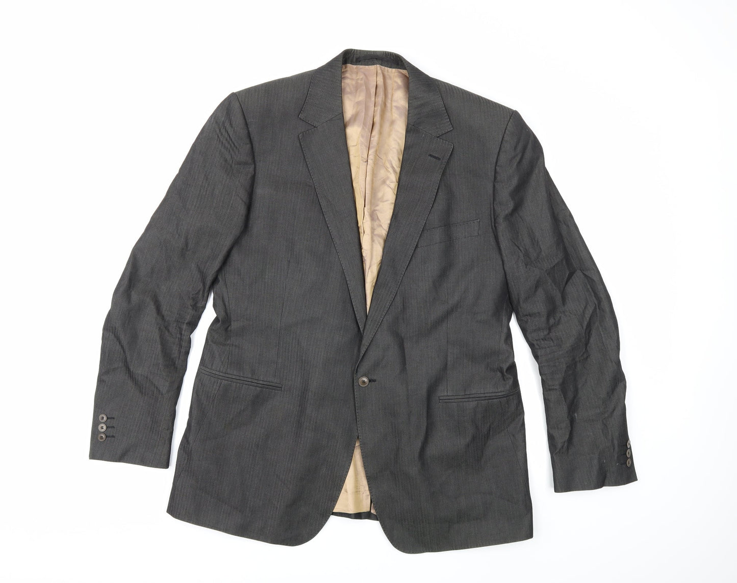 Emanuel Ungaro Mens Grey   Jacket Suit Jacket Size 40