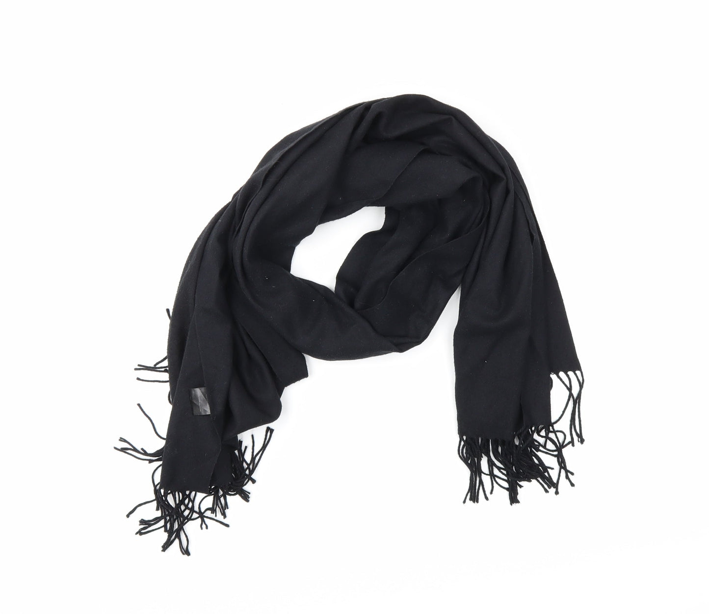 Preworn Womens Black    Scarf