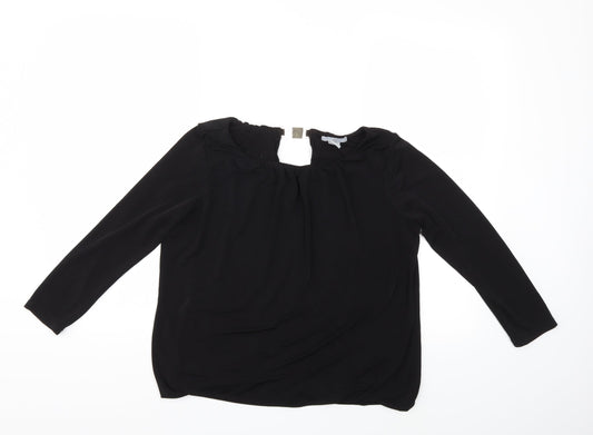 H&M Womens Black   Basic Blouse Size M