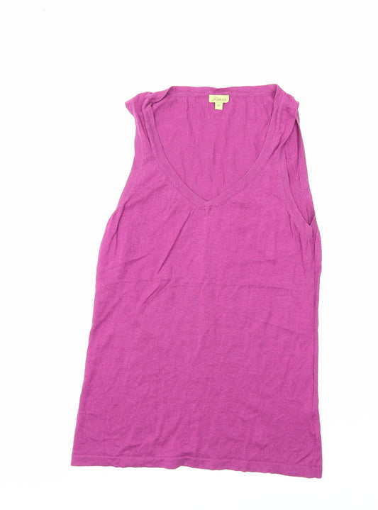 KIERAN Womens Pink  Knit Basic Tank Size M