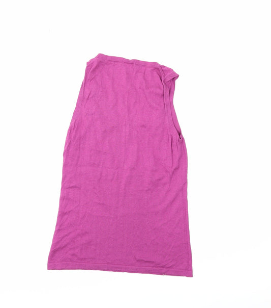 KIERAN Womens Pink  Knit Basic Tank Size M