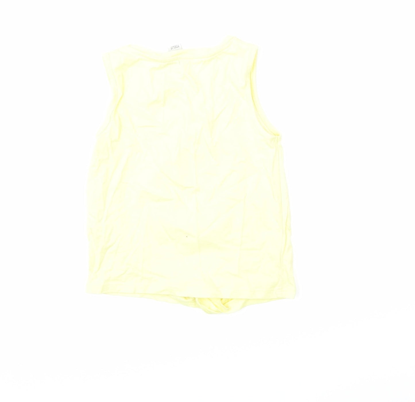 Primark Girls Yellow   Basic Tank Size 5-6 Years