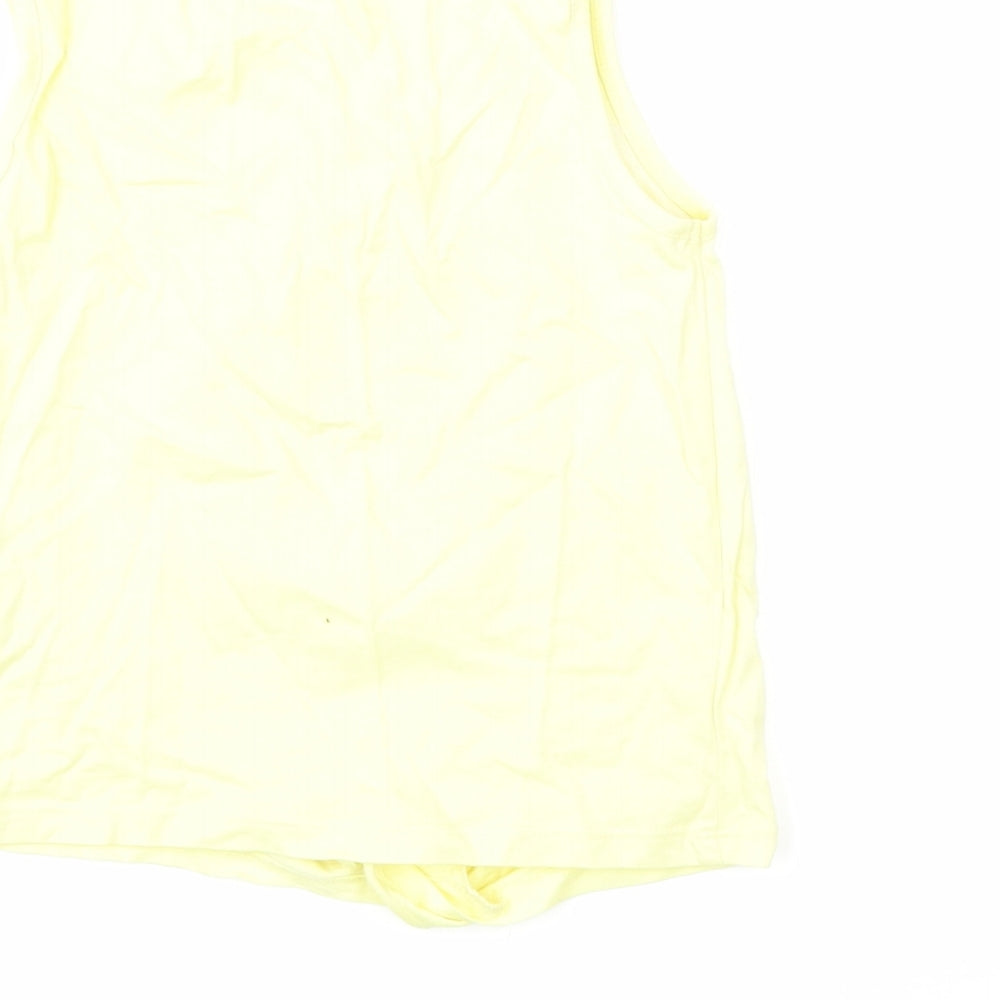 Primark Girls Yellow   Basic Tank Size 5-6 Years