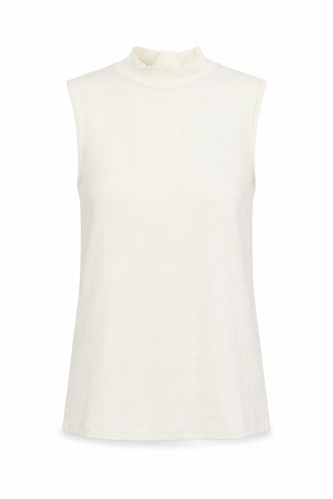 Front view of New Look women’s white basic t-shirt, size UK 6