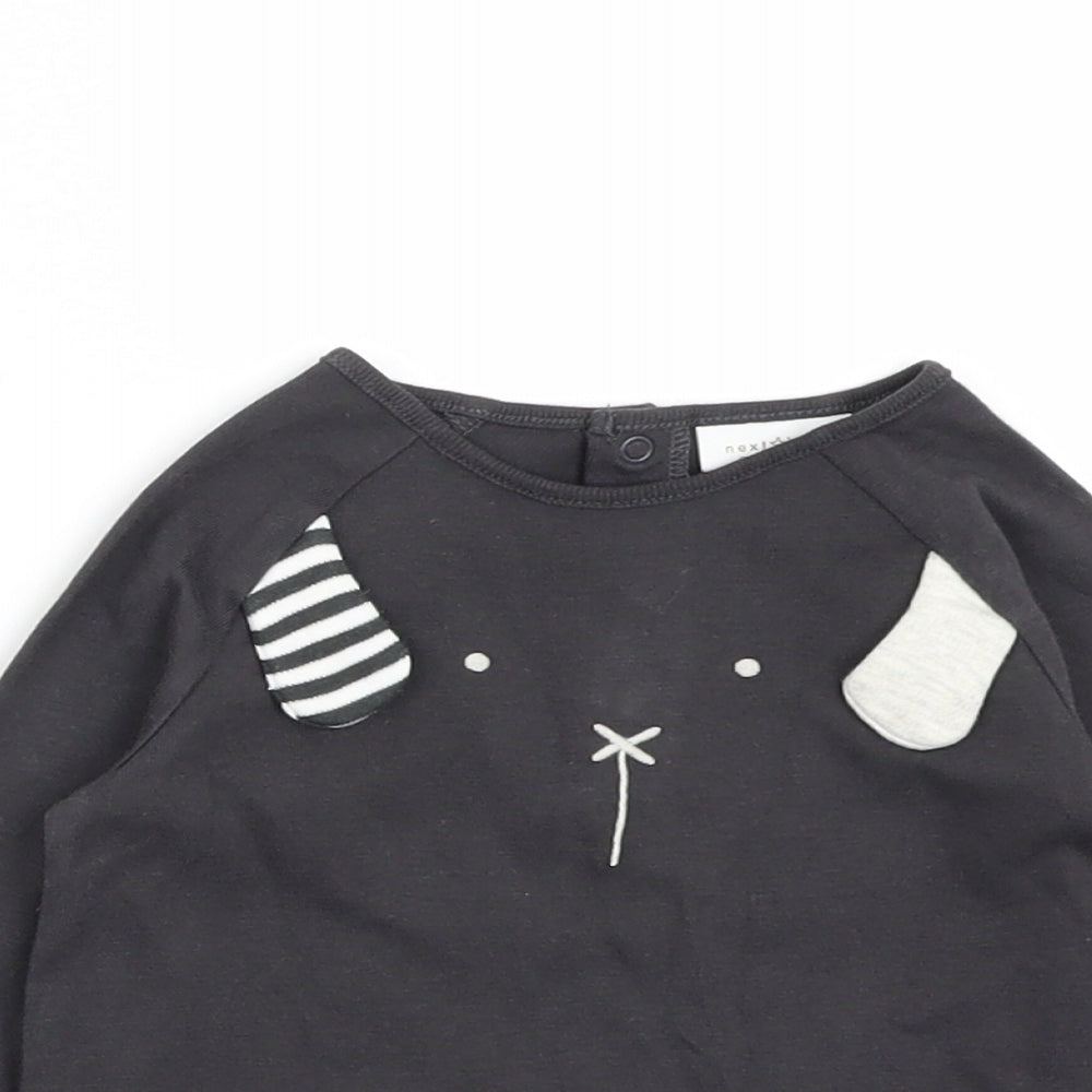 NEXT Boys Grey   Basic T-Shirt Size 6-9 Months