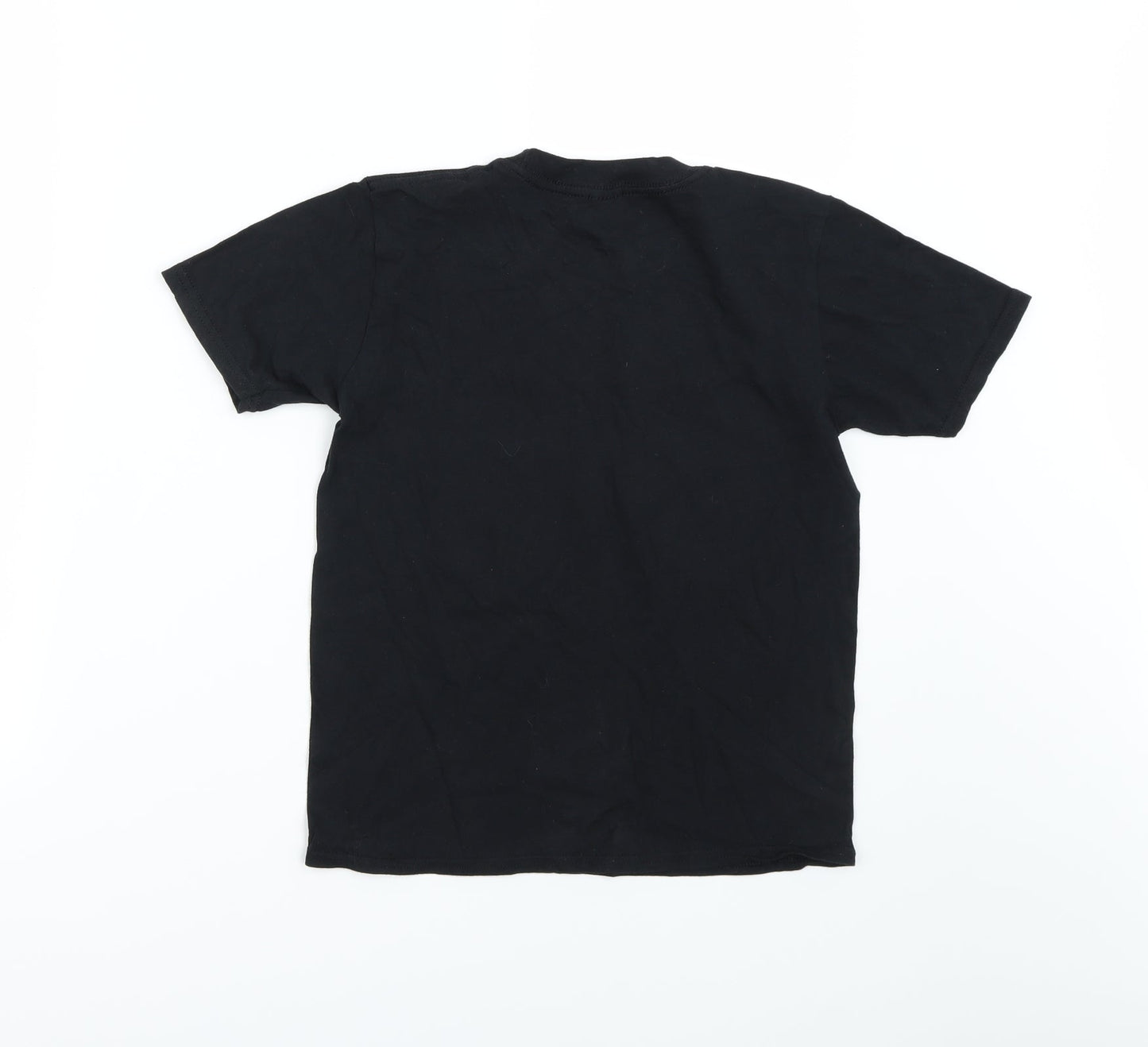 Gildan Boys Black   Basic T-Shirt Size 9-10 Years