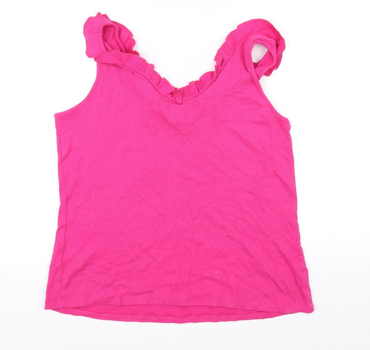 Preworn Womens Pink   Basic Tank Size L
