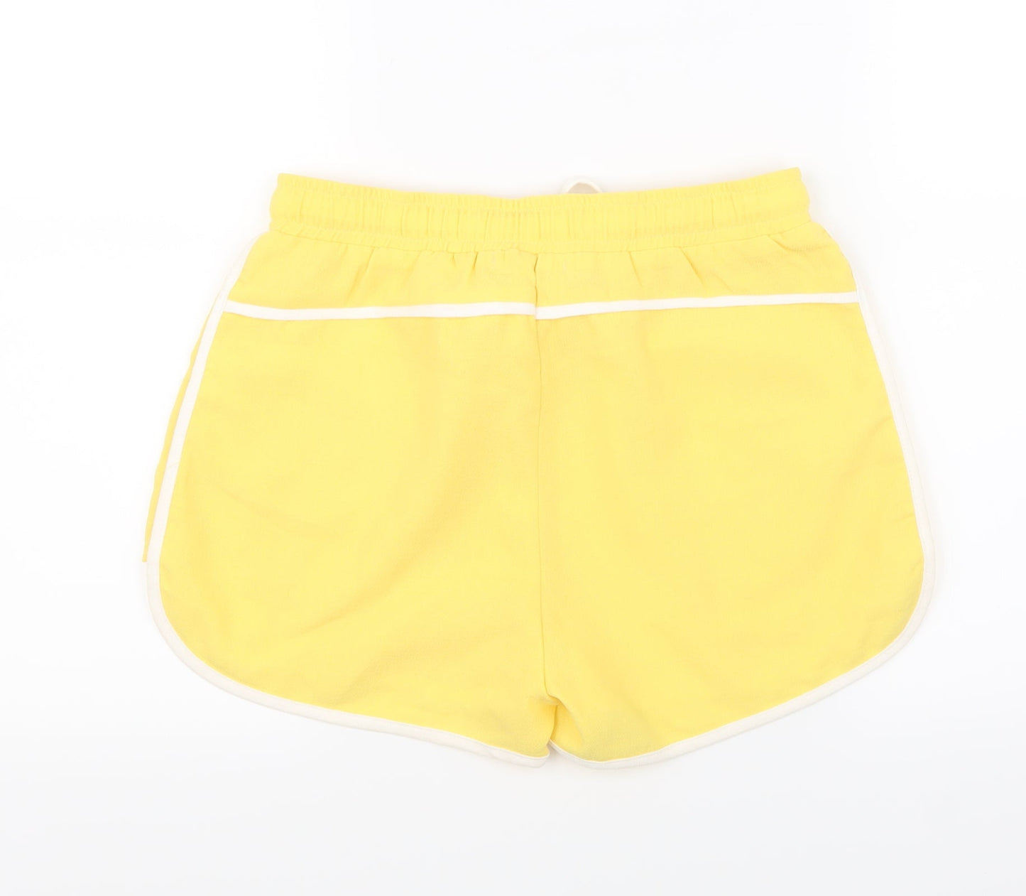 Vera & Lucy Womens Yellow   Sweat Shorts Size S
