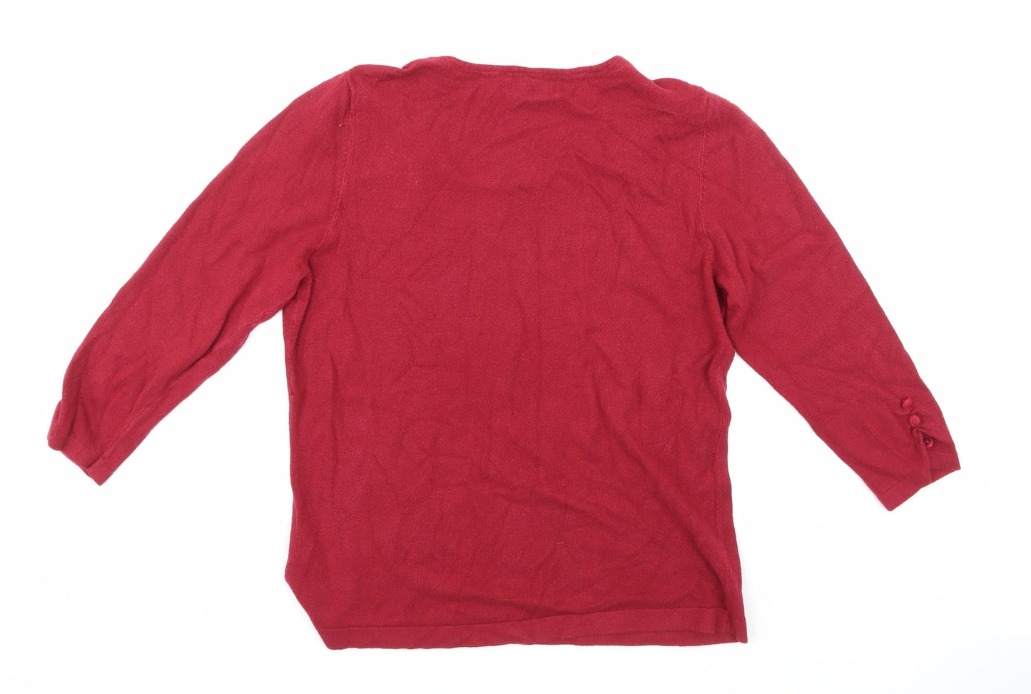 Per Una Womens Purple  Knit Pullover Jumper Size 14