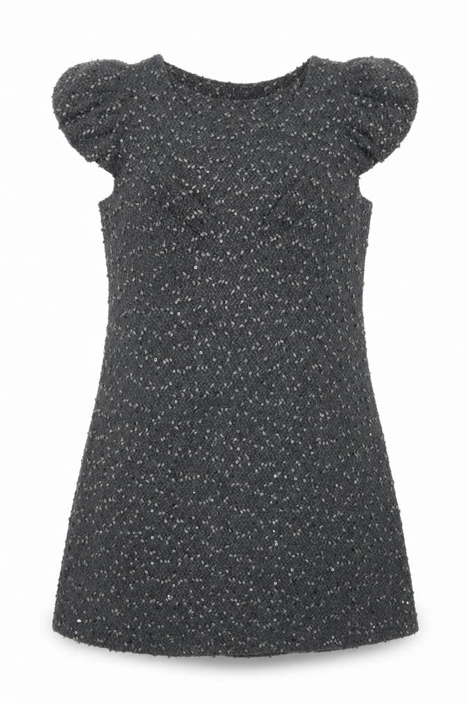 Front view of Yumi women’s green a-line, size S