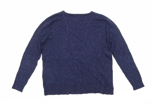 Maison De Nimes Womens Blue  Knit Pullover Jumper Size S