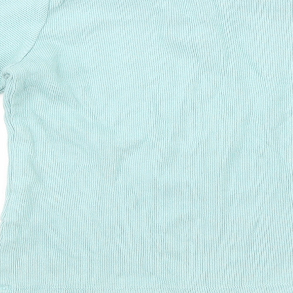 Uniqlo Girls Blue   Basic T-Shirt Size 5-6 Years