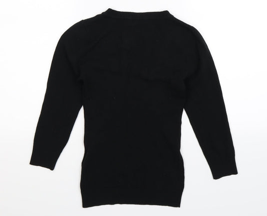 H&M Womens Black   Pullover Jumper Size S