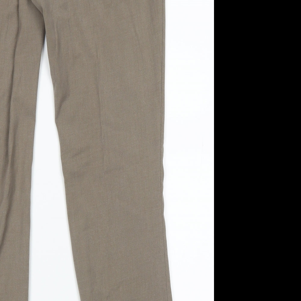 Marks and Spencer Womens Beige   Trousers  Size 14 L25 in