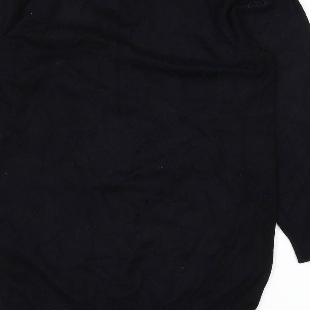 Marks and Spencer Womens Black   Basic T-Shirt Size 8