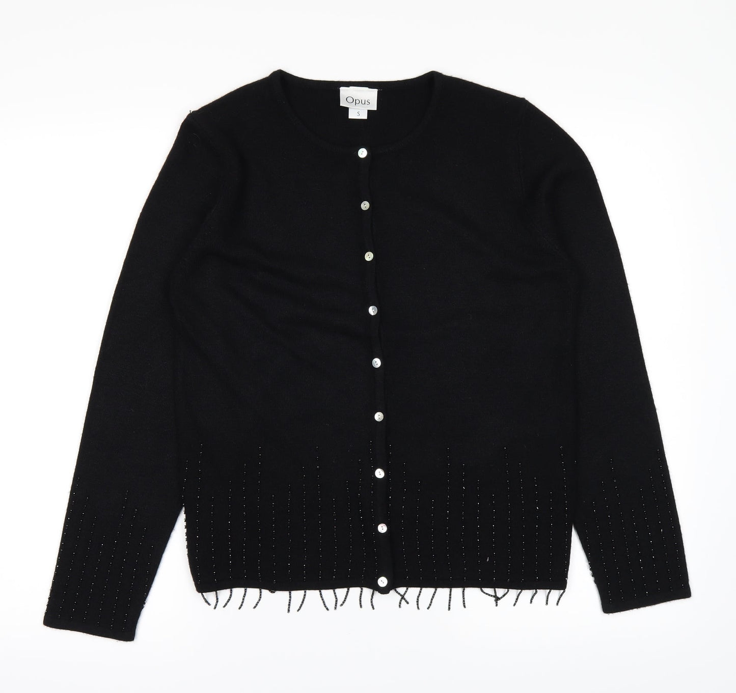 OPUS Womens Black   Cardigan Jumper Size S