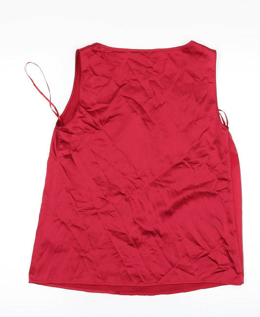 Marks and Spencer Womens Red   Basic T-Shirt Size 6