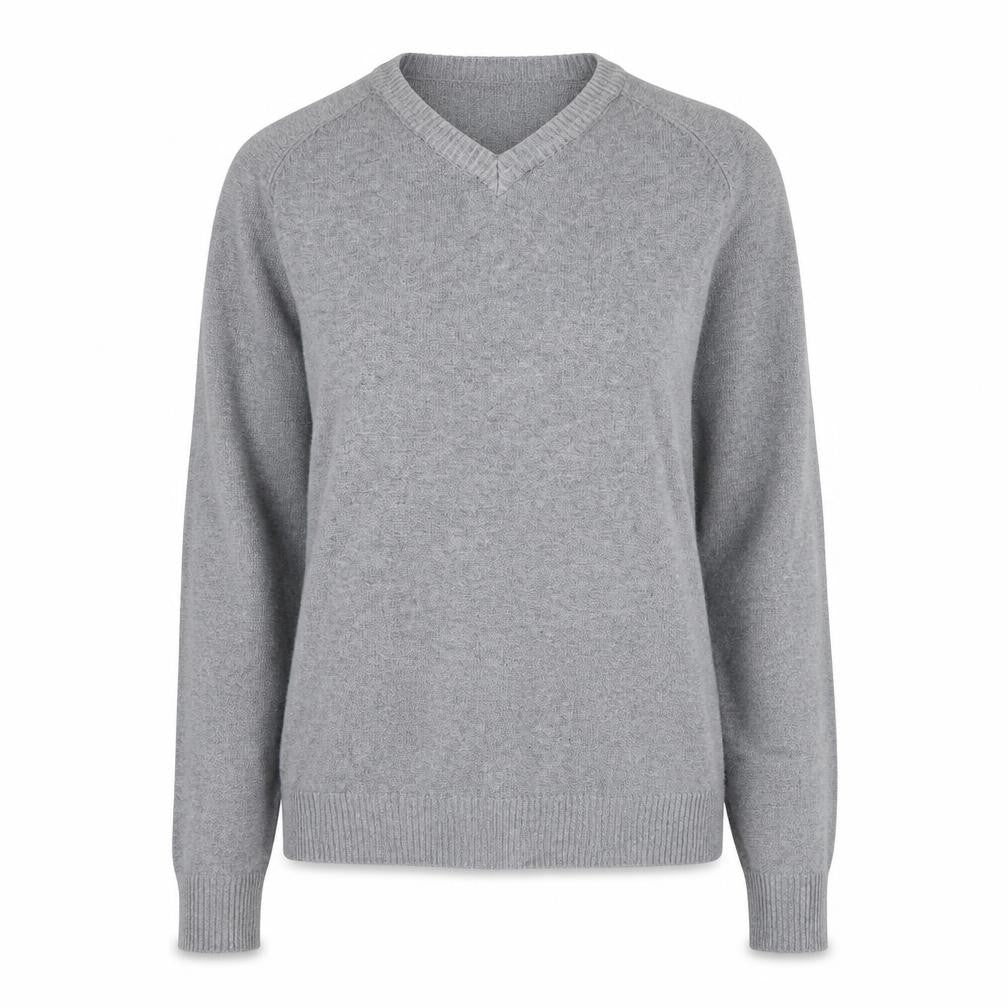 Front view of Cedarwood State women’s green jumper, size M