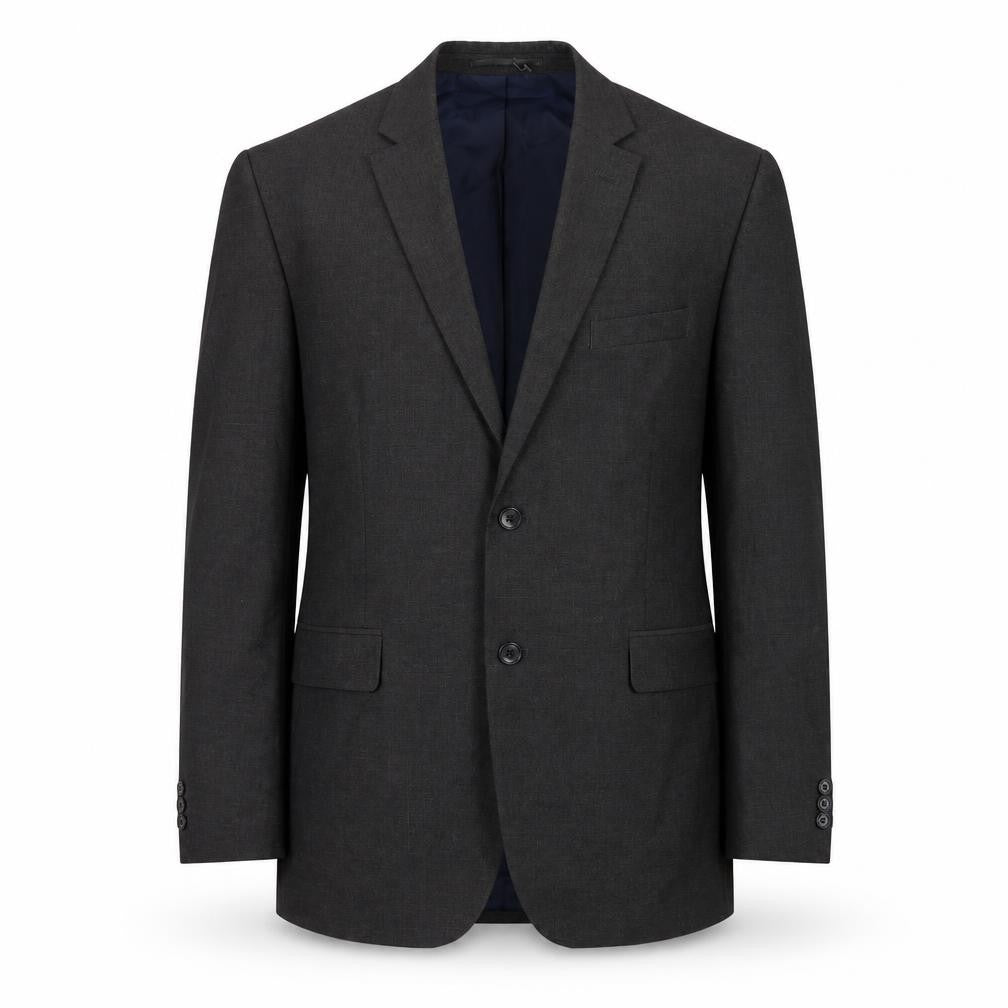 Front view of The Collection men’s black jacket suit jacket, size 44