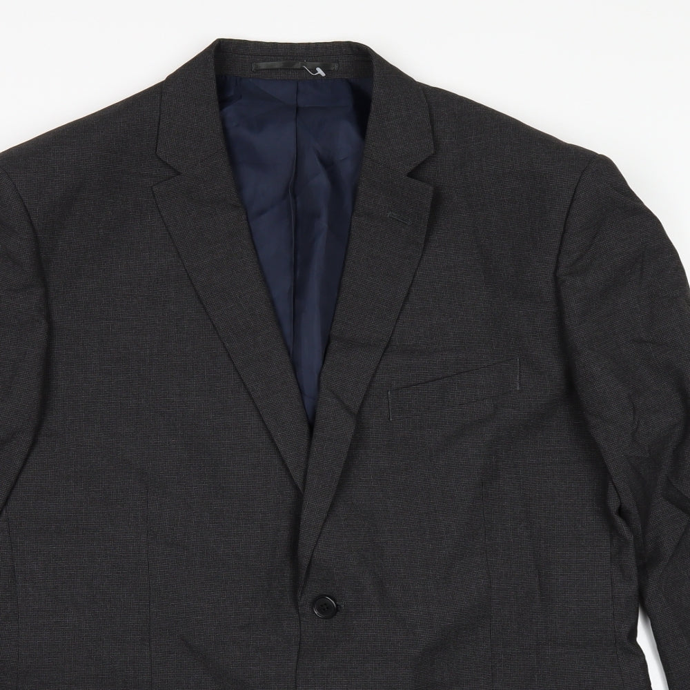 The Collection Mens Black   Jacket Suit Jacket Size 44