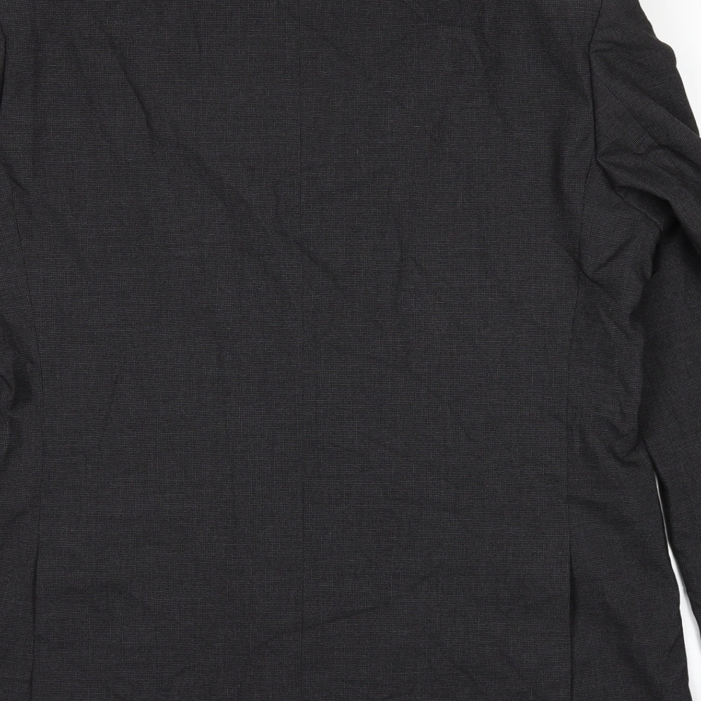The Collection Mens Black   Jacket Suit Jacket Size 44