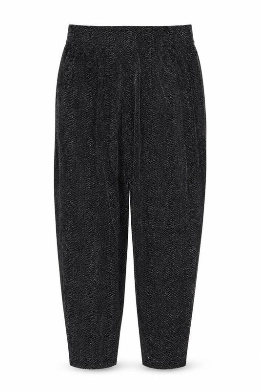 NEXT Womens Black Striped  Trousers  Size 12 L25 in