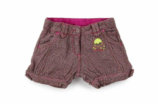 tuc tuc Girls Purple   Cut-Off Shorts Size 2 Years