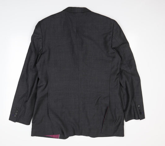 Preworn Mens Grey   Jacket Suit Size L