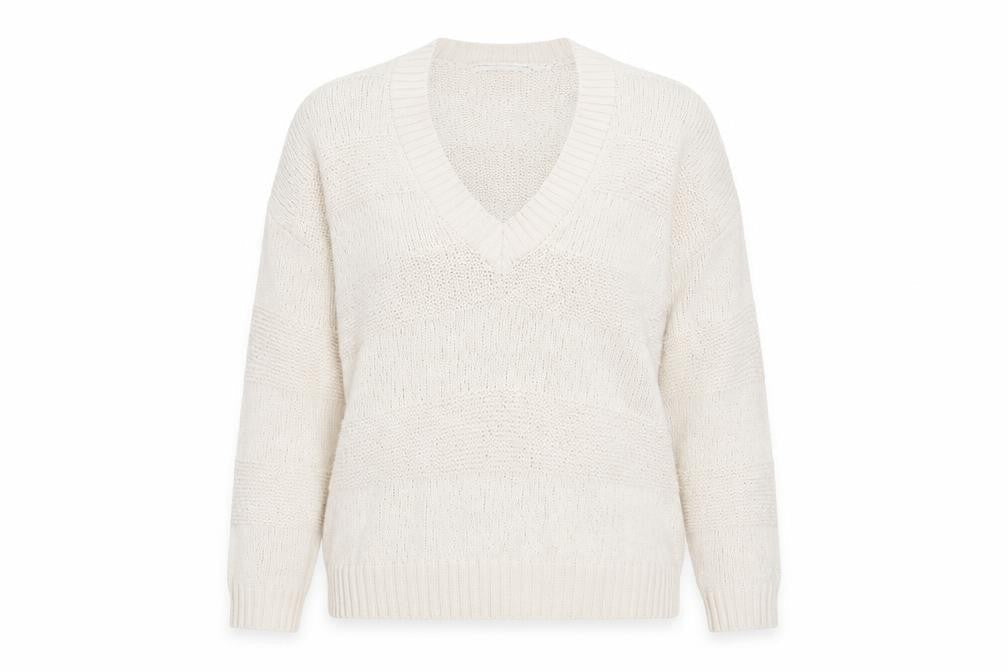 Front view of InWear women’s beige jumper, size M