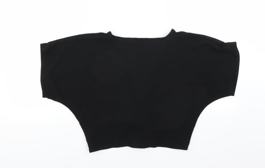 PRETTYLITTLETHING Womens Black   Basic Blouse Size 8