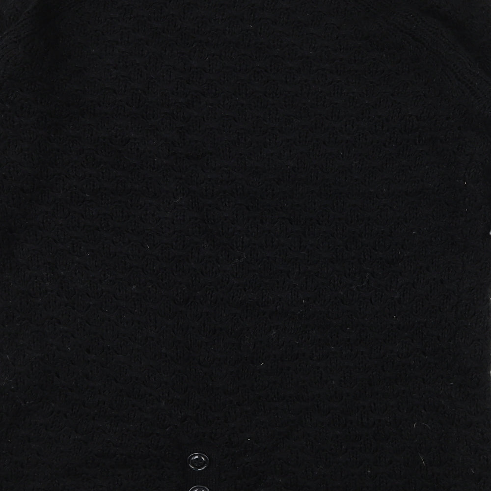 New Look Womens Black  Knit Pullover Jumper Size S