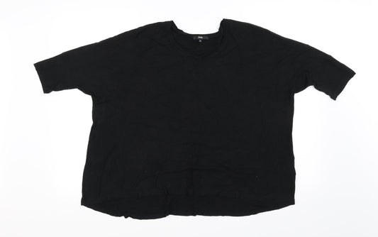 ELOGY  Womens Black   Basic T-Shirt Size XS