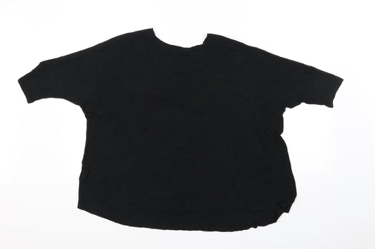 ELOGY  Womens Black   Basic T-Shirt Size XS