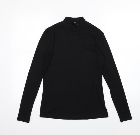F&F Womens Black  Knit Pullover Jumper Size 10