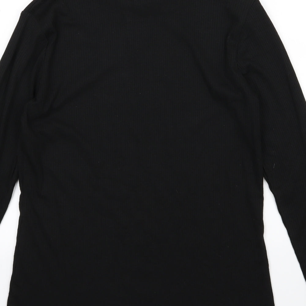 F&F Womens Black  Knit Pullover Jumper Size 10