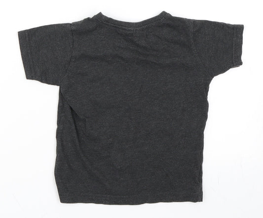 Urban Rascals Boys Grey   Basic T-Shirt Size 3 Years  - Ninja