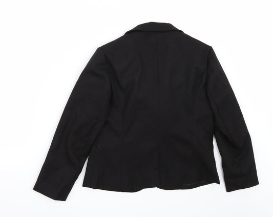Pixie + diamond Womens Black   Jacket Coat Size 8